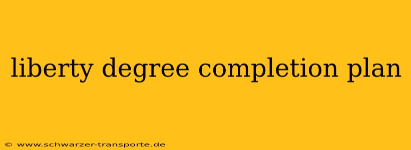 liberty degree completion plan