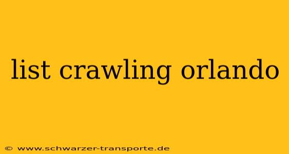 list crawling orlando