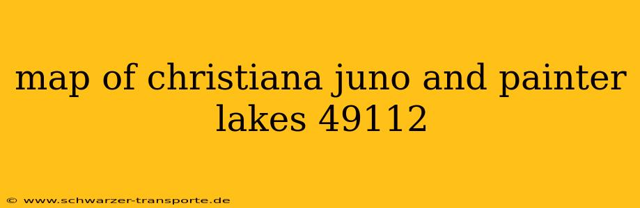 map of christiana juno and painter lakes 49112