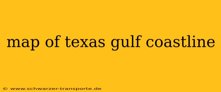 map of texas gulf coastline