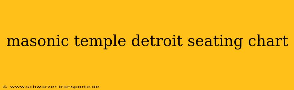 masonic temple detroit seating chart