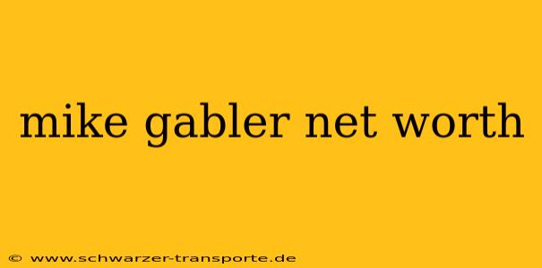 mike gabler net worth