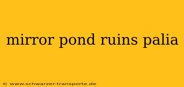 mirror pond ruins palia