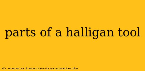 parts of a halligan tool