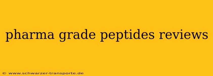 pharma grade peptides reviews