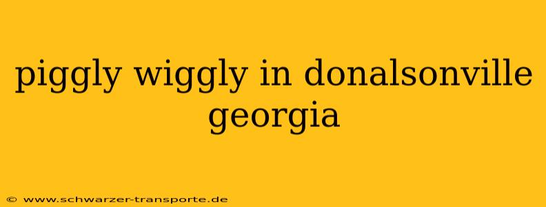 piggly wiggly in donalsonville georgia