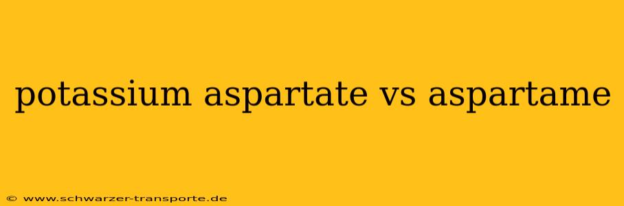 potassium aspartate vs aspartame