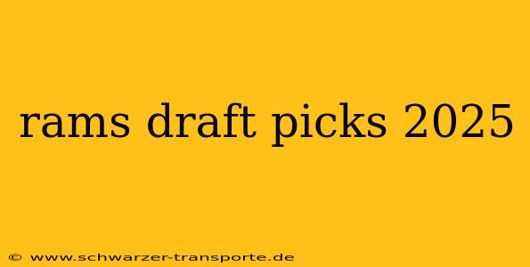 rams draft picks 2025