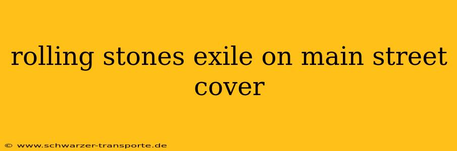 rolling stones exile on main street cover