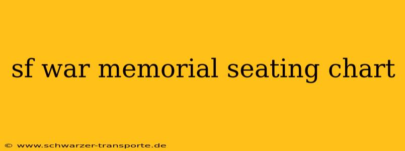 sf war memorial seating chart