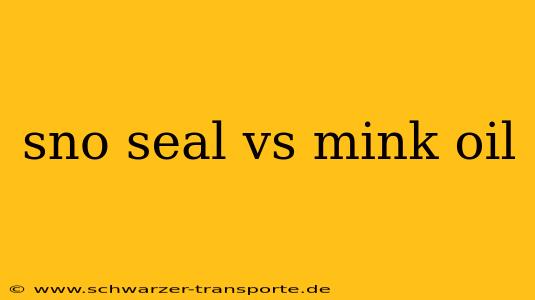 sno seal vs mink oil