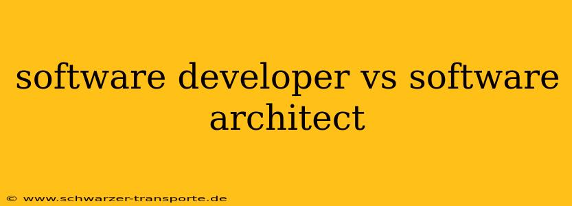 software developer vs software architect