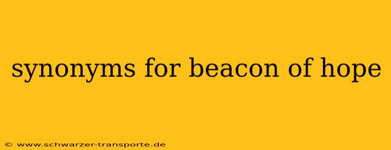 synonyms for beacon of hope