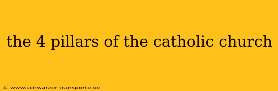 the 4 pillars of the catholic church