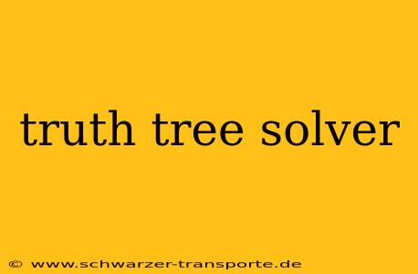 truth tree solver