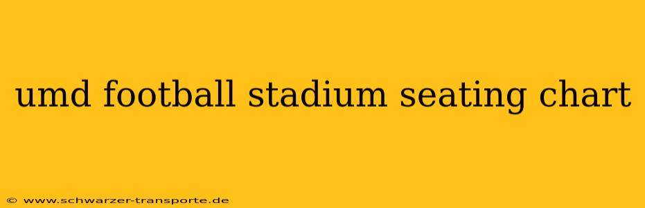 umd football stadium seating chart