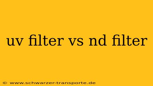 uv filter vs nd filter