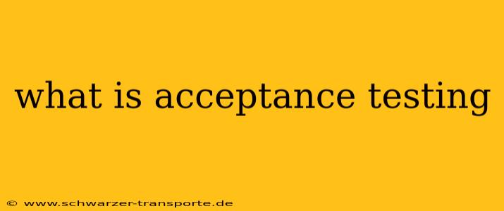 what is acceptance testing