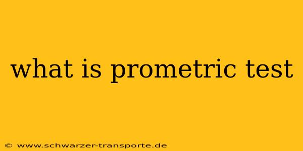what is prometric test