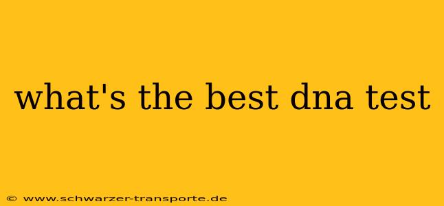 what's the best dna test