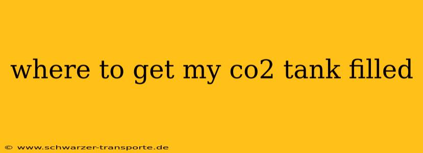 where to get my co2 tank filled