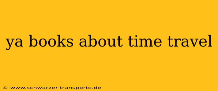 ya books about time travel